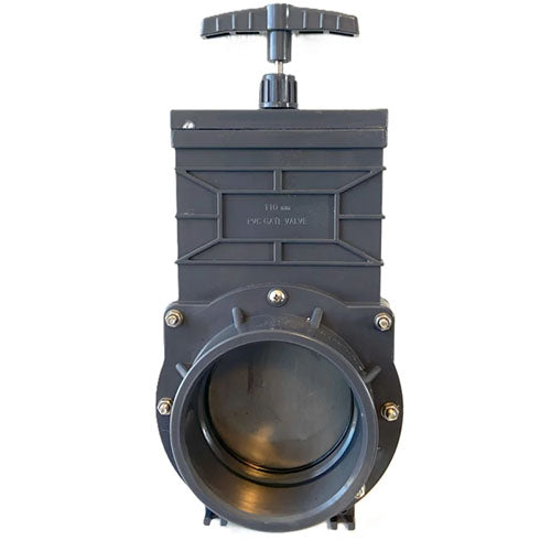 Budget schuifkraan 110 mm - rvs blad