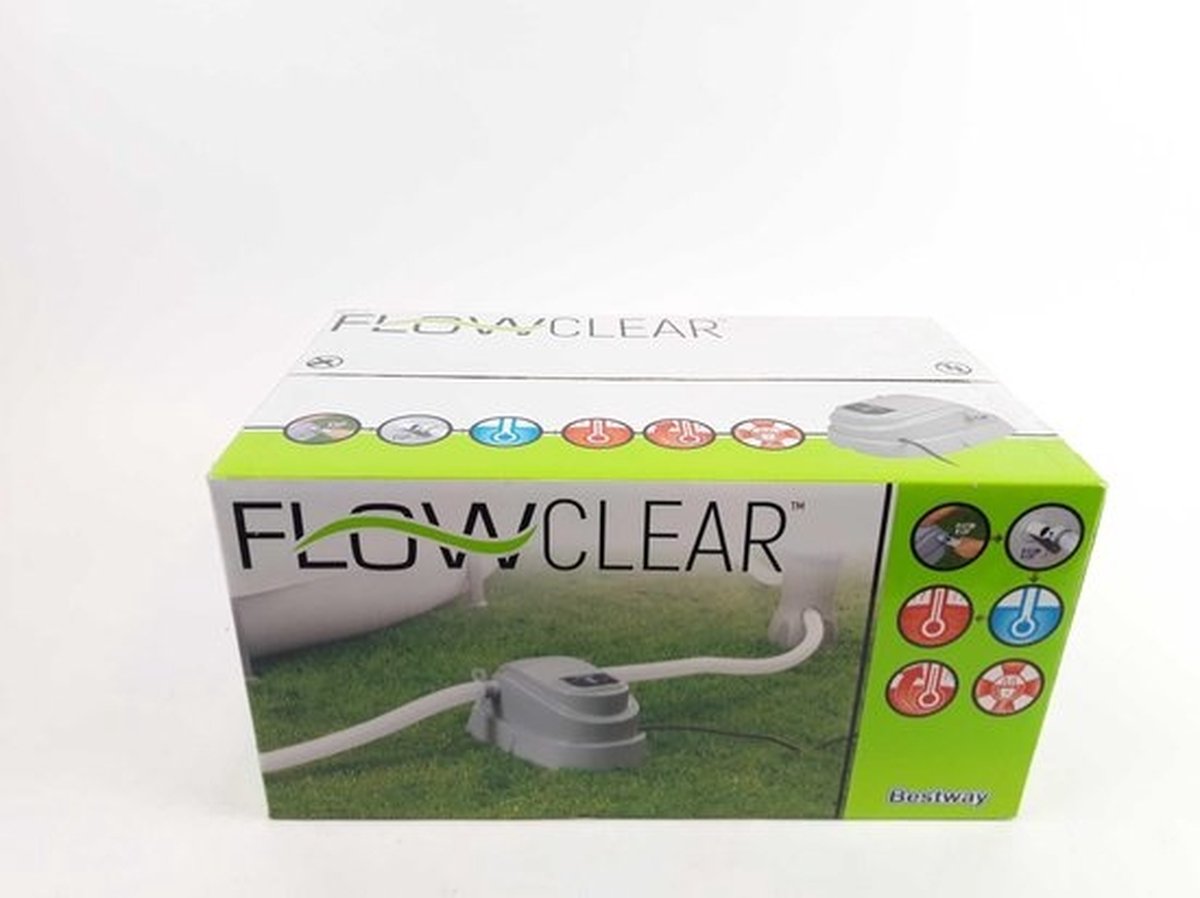 Bestway Zwembadverwarming voor zwembaden tot Ø457cm - tot 40°C - 2800W