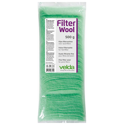 Velda Velda Pond Filter Wool Green - Filterwatten Groen - Verkrijgbaar in 100, 250 en 500 gram