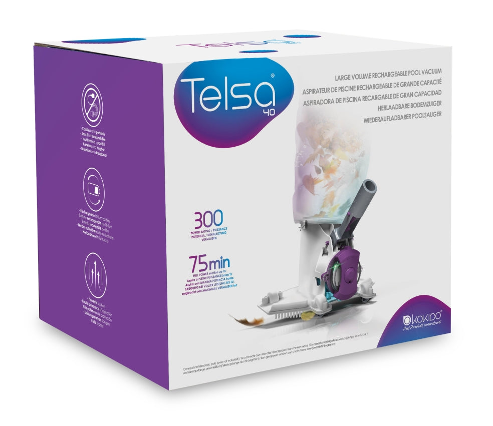 Telsa 40 herlaadbare bladvanger - stofzuiger