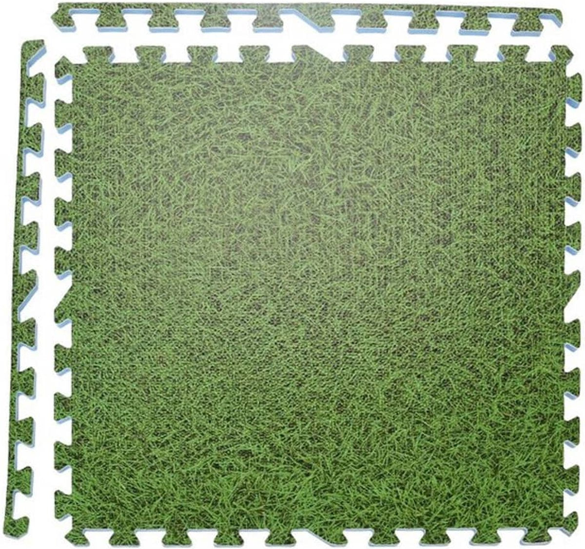 6 stuks Zwembad Vloermat - Tegels - 40 x 40 cm - Grasprint