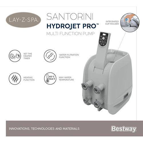 Lay-Z spa Santorini Hydrojet 216x80 cm - Bestway