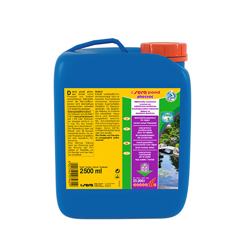 sera Pond Phosphate Remover - sera Pond Phosvec - Directe hulp bij fosfaat verontreiniging
