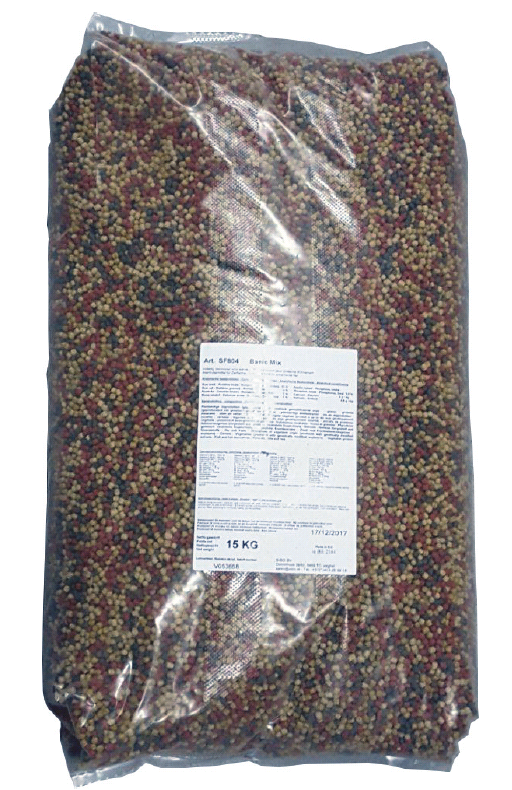 Aquaforte drijvend visvoer basic 15 kg - 3 - 6 mm