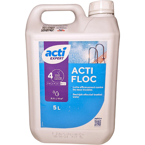 Acti vlokmiddel - floc - flocculatie - vloeibaar 1 -5 liter
