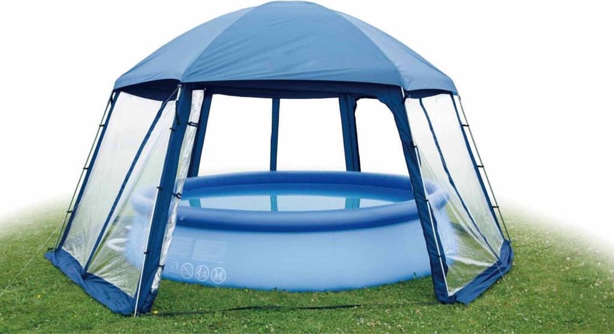 Zwembadoverkapping Poolhouse Type-I 433 x 500 x 250 cm