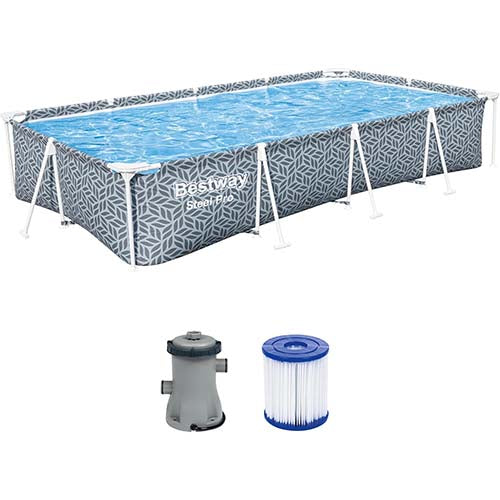 Bestway zwembad steel Pro set 366 x 201 x 66 cm