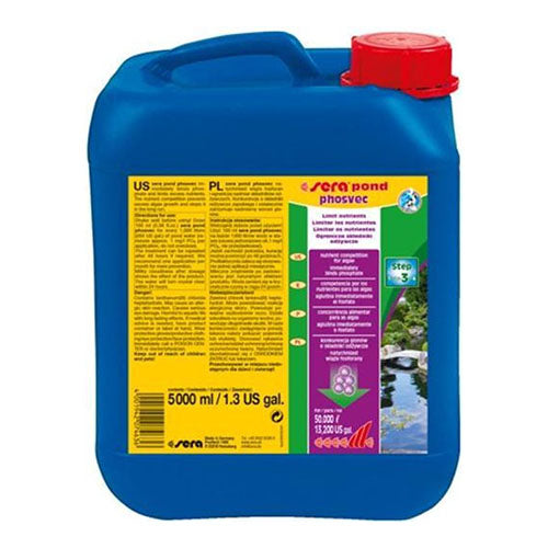 sera Pond Phosphate Remover - sera Pond Phosvec - Directe hulp bij fosfaat verontreiniging