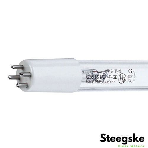 Xclear UV-C T5 losse lamp 75 watt - wit voetje met 4 pinnen