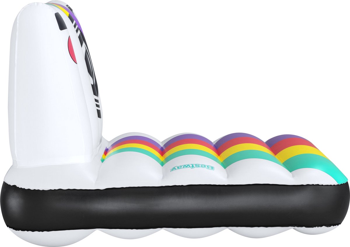 Bestway luchtmatras eenpersoons rainbow dreams 100 x 127 cm