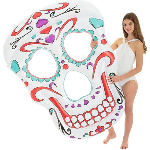 Didak Pool Luchtmatras Mega Doodshoofd - Luchtbed - 165x125x13 cm