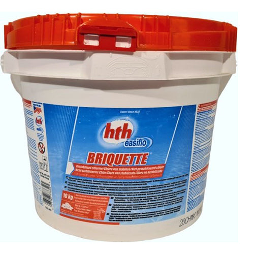 Hth chloortabletten klein - Briquette -  7 gr  - 10 kg