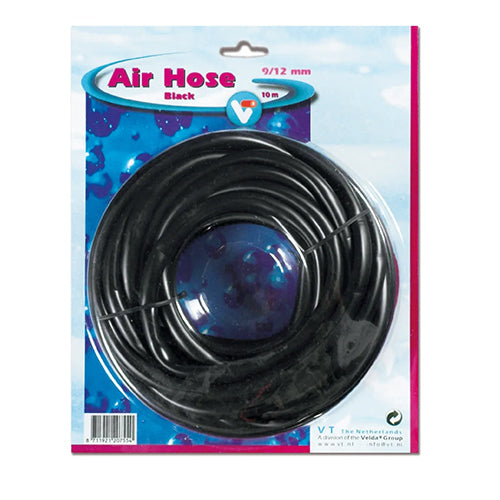 Velda Air Hose - Luchtslang in Transparant of Zwart - Verkrijgbaar in verschillende maten