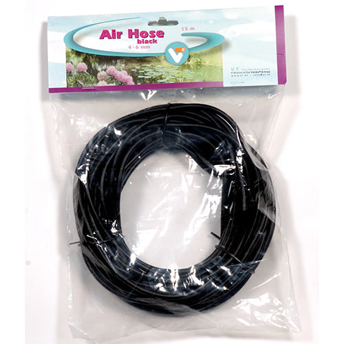 Velda Air Hose - Luchtslang in Transparant of Zwart - Verkrijgbaar in verschillende maten