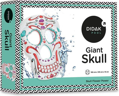 Didak Pool Luchtmatras Mega Doodshoofd - Luchtbed - 165x125x13 cm