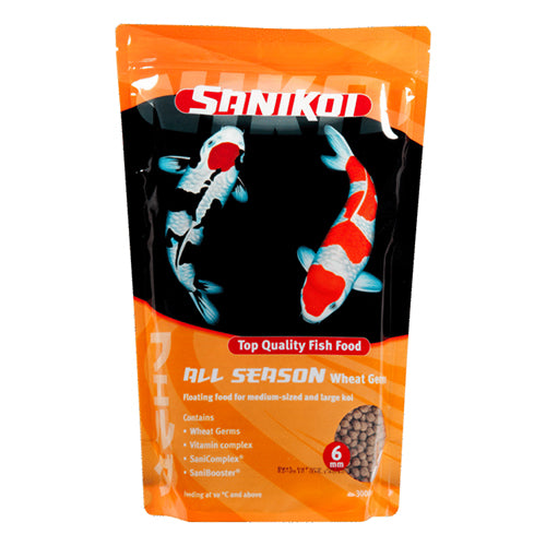 Velda SaniKoi All Season Wheat Germs - Drijvend Visvoer voor Koi en Karperachtigen - 6 mm - 3 liter