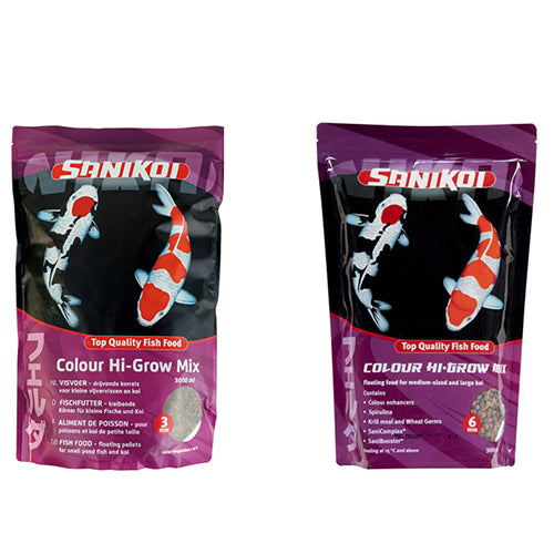 Velda SaniKoi Colour Hi-Grow Mix - Visvoer voor Intensieve Kleuren bij Koi en Karperachtigen -  Verkrijgbaar in 3 - 6 mm - 3 -10 liter