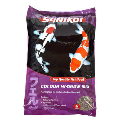 Velda SaniKoi Colour Hi-Grow Mix - Visvoer voor Intensieve Kleuren bij Koi en Karperachtigen -  Verkrijgbaar in 3 - 6 mm - 3 -10 liter