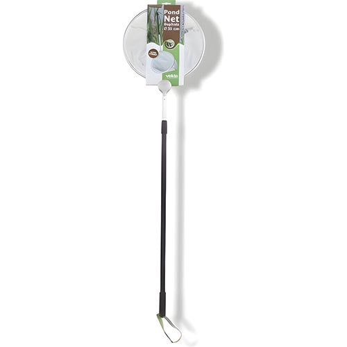 Vijver schepnet wit fijn rond 35 cm