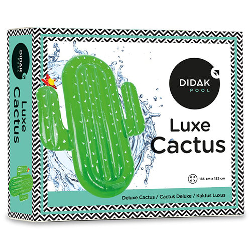 Luchtmatras cactus groen 185 x 132 x 20 cm