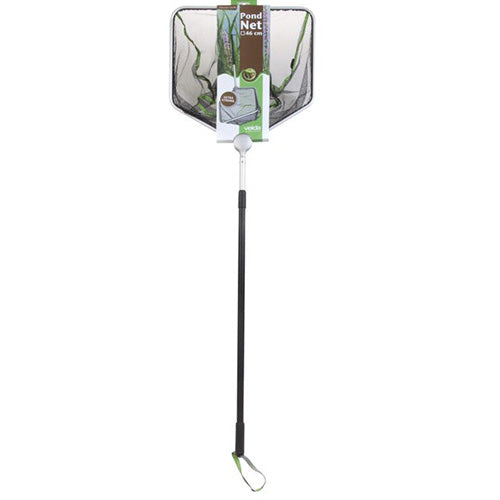 Velda Vijvernet/ Schepnet Vierkant 46 cm met Telescopische steel 180 cm