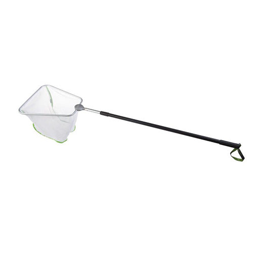 Velda Vijver Net Daphnia - Schepnet Wit Fijn Vierkant 35 cm met Telescopische steel 180 cm