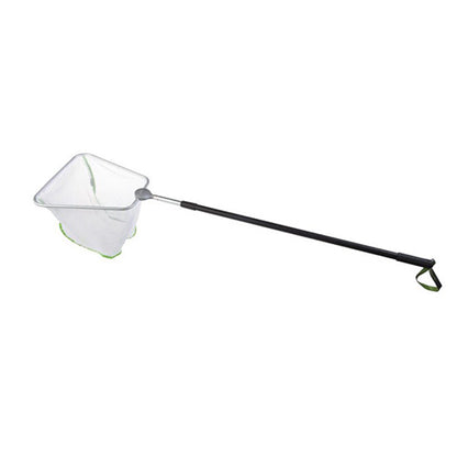 Velda Vijver Net Daphnia - Schepnet Wit Fijn Vierkant 35 cm met Telescopische steel 180 cm