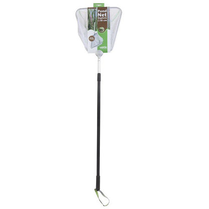 Velda Vijver Net Daphnia - Schepnet Wit Fijn Vierkant 35 cm met Telescopische steel 180 cm