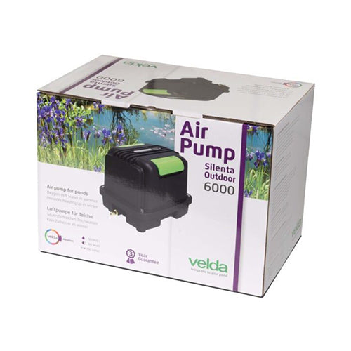 Velda Silenta Outdoor Pro 6000 - Luchtpomp 6000 l/h - 80 Watt