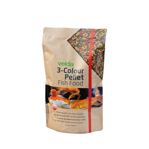 Velda 3-Colour Pellet Food - Visvoer geschikt voor alle vijvervissen - Verkrijgbaar in 1 - 3 - 5 liter