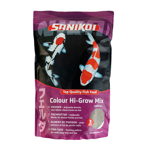 Velda SaniKoi Colour Hi-Grow Mix - Visvoer voor Intensieve Kleuren bij Koi en Karperachtigen -  Verkrijgbaar in 3 - 6 mm - 3 -10 liter