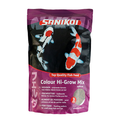 Velda SaniKoi Colour Hi-Grow Mix - Visvoer voor Intensieve Kleuren bij Koi en Karperachtigen -  Verkrijgbaar in 3 - 6 mm - 3 -10 liter