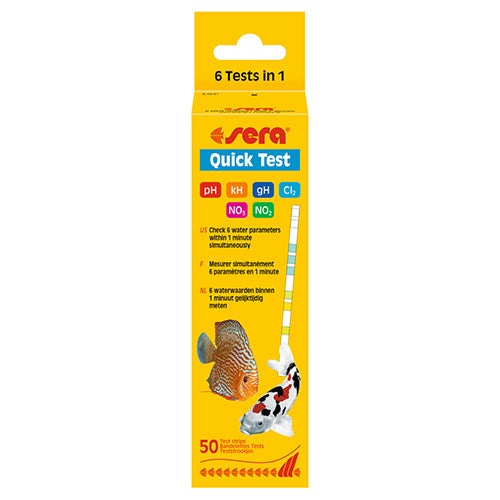 Sera Quick testset 50 stuks  - Water test strips