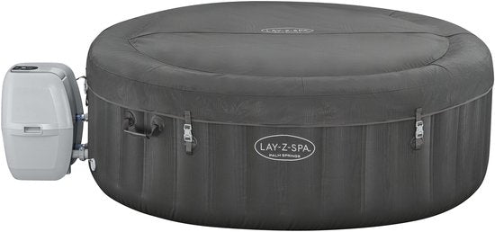 Lay-Z-Spa® Palm Springs AirJet™ grijs opblaasbare spa voor 4-6 Personen