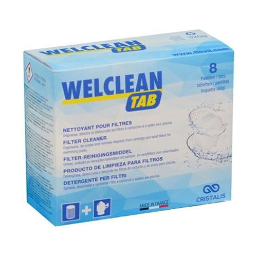 Welclean Filterreiniger – 8 Tabletten voor Zand- en Patroonfilters