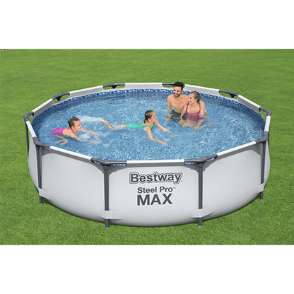 Bestway zwembad steel pro max set rond 305 x 76 cm met filter