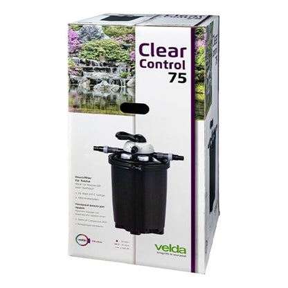 Velda Clear Control 75+UV-C 36 W - Drukfilter met UV-C 36 W Voor Vijvers tot 30000 liter