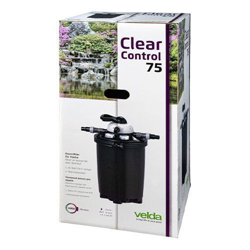 Velda Clear Control 75+UV-C 36 W - Drukfilter met UV-C 36 W Voor Vijvers tot 30000 liter