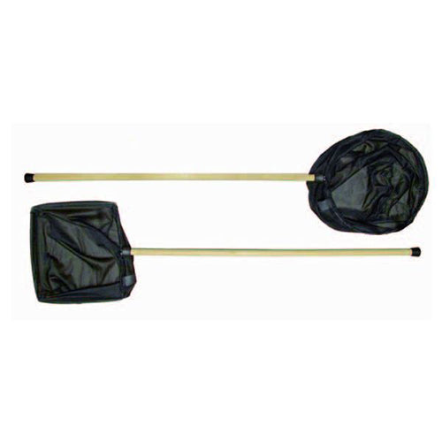 Schepnet 26 x 24cm met houten steel 80cm