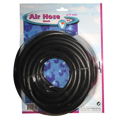 Velda Air Hose - Luchtslang in Transparant of Zwart - Verkrijgbaar in verschillende maten
