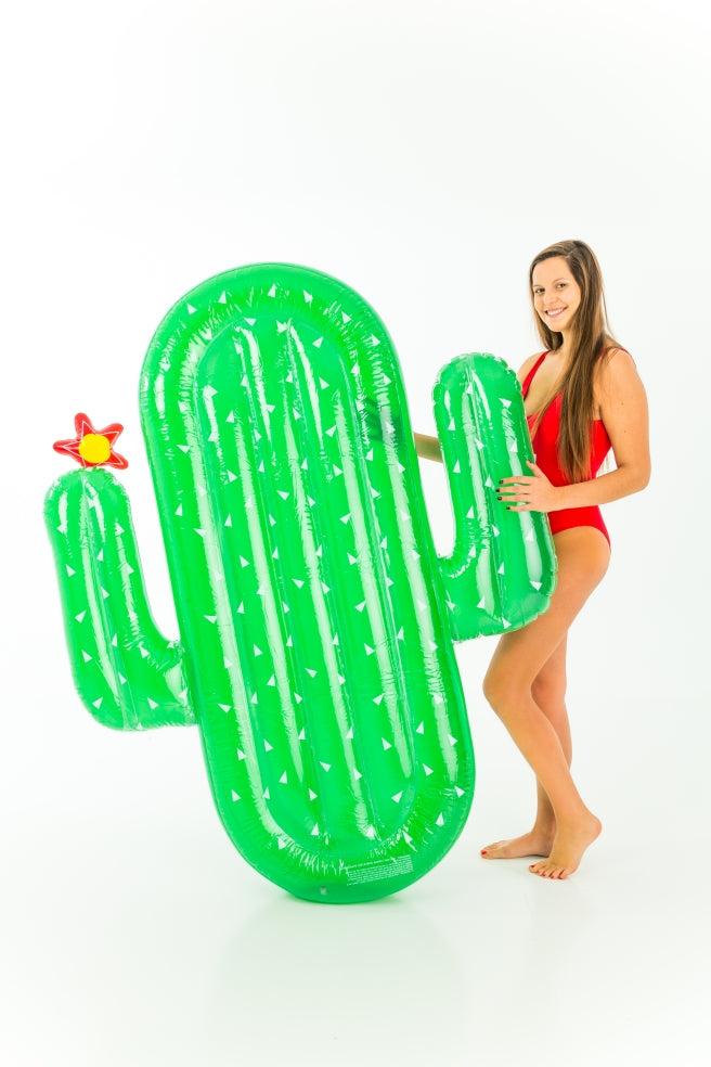 Luchtmatras cactus groen 185 x 132 x 20 cm