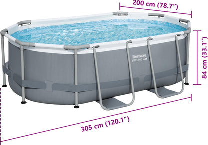 Bestway zwembad 3,05 m x 2 m x 84 cm