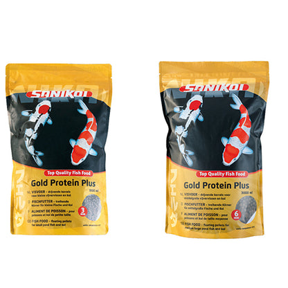 Velda SaniKoi Gold Protein Plus - Visvoer voor de Groei van koi en karperachtigen - Verkrijgbaar in 3 mm en 6 mm en 1 - 3 liter