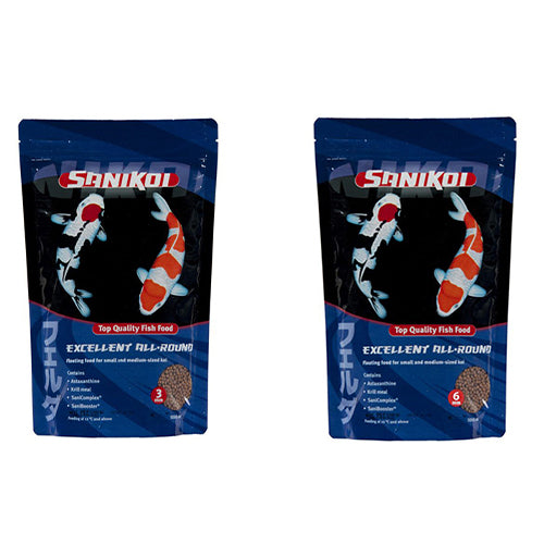 Velda SaniKoi Excellent All-Round - Visvoer voor Excellente groei en kleur van koi en karperachtigen - Verkrijgbaar in 3 mm en 6 mm en 1 - 3 - 10 liter