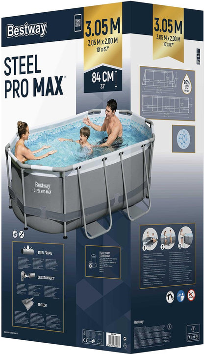 Bestway zwembad 3,05 m x 2 m x 84 cm