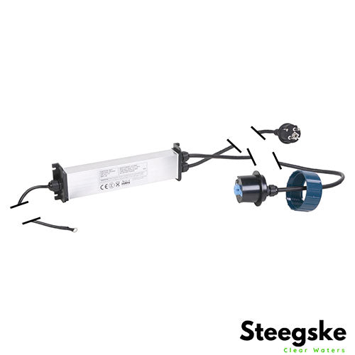 Losse ballast RVS Power 40 Watt - blauwe kop