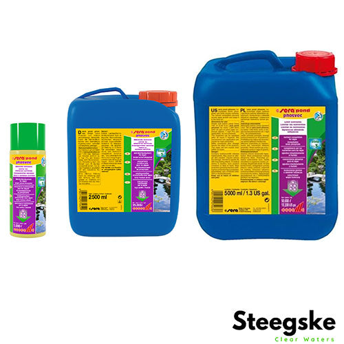 sera Pond Phosphate Remover - sera Pond Phosvec - Directe hulp bij fosfaat verontreiniging