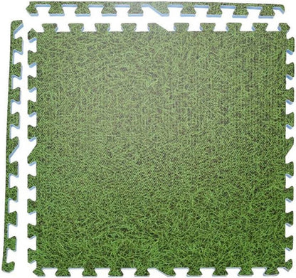 6 stuks Zwembad Vloermat - Tegels - 40 x 40 cm - Grasprint