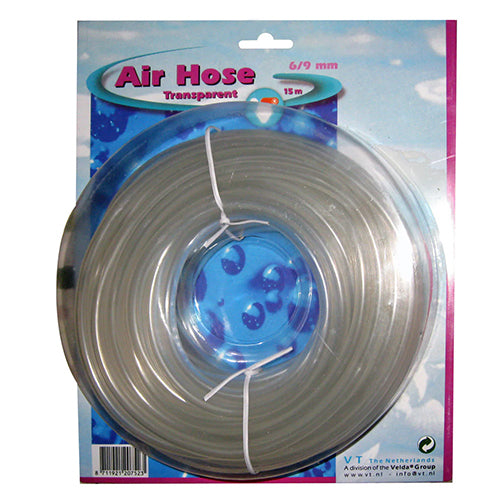 Velda Air Hose - Luchtslang in Transparant of Zwart - Verkrijgbaar in verschillende maten