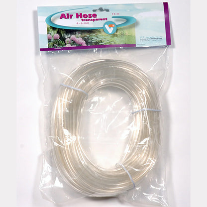 Velda Air Hose - Luchtslang in Transparant of Zwart - Verkrijgbaar in verschillende maten